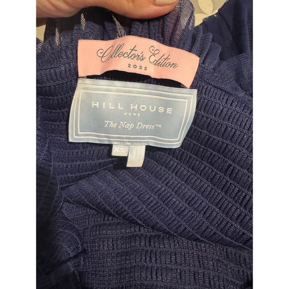 Hill House Collectors Edition Tulle The Nap Dress Navy Blue Sheer Size Small - Picture 6 of 9